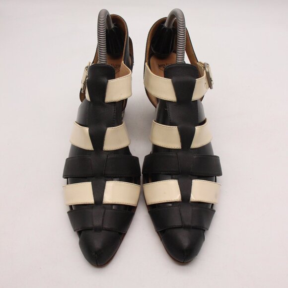 John Fluevog Purpose Objective Women's Size 9.5 Low Heeled Fisherman Sandal - Picture 2 of 13